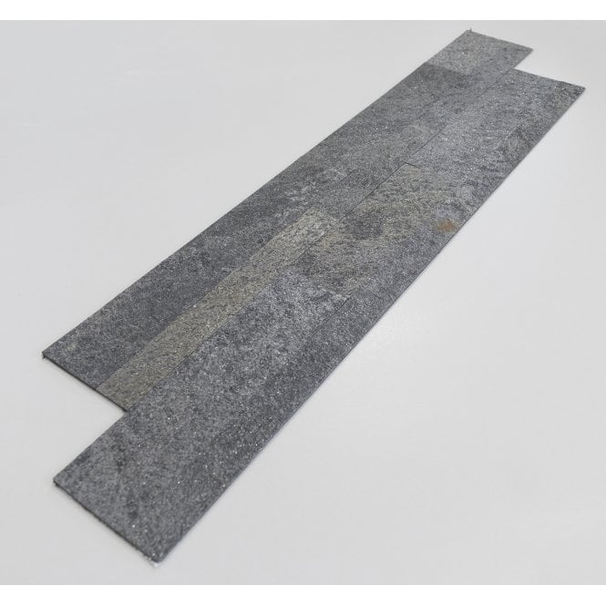 Metal Frost Stone 15cm x 60cm Peel & Stick Panel Tile