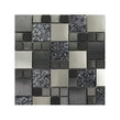 Metallic Random 30cm x 30cm Silver Mix Mosaic