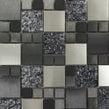 Metallic Random 30cm x 30cm Silver Mix Mosaic