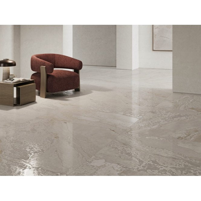 MetalShine Planet Cream 60cm x 120cm Wall and Floor Tile