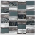 Metric Cool 29.4cm x 29.8cm Mosaic Tile