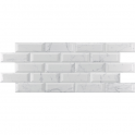 Metro Bevel Gloss Carrara 10cm x 30cm Wall Tile