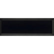 Metro Bevelled Gloss Black 10cm x 30cm Wall Tile