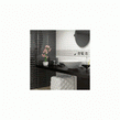 Equipe Metro Bevelled Gloss Black 7.5cm x 30cm Wall Tile
