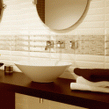 Equipe Metro Bevelled Gloss Cream 7.5cm x 30cm Wall Tile