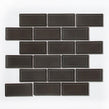 Metro Bevelled Gloss Grey 29.55cm x 29.1cm (4.5cm x 9.5cm) Mosaic Tile