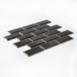 Metro Bevelled Gloss Grey 29.55cm x 29.1cm (4.5cm x 9.5cm) Mosaic Tile