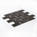Metro Bevelled Gloss Grey 29.55cm x 29.1cm (4.5cm x 9.5cm) Mosaic Tile