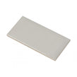 Equipe Metro Bevelled Gloss Light Grey 7.5cm x 15cm Wall Tile