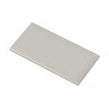 Equipe Metro Bevelled Gloss Light Grey 7.5cm x 15cm Wall Tile