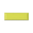 Metro Bevelled Gloss Lime 10cm x 30cm Wall Tile