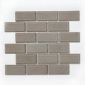 Metro Bevelled Gloss Oatmeal 29.55cm x 29.1cm (4.5cm x 9.5cm) Mosaic Tile