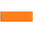 Metro Bevelled Gloss Orange 10cm x 30cm Wall Tile