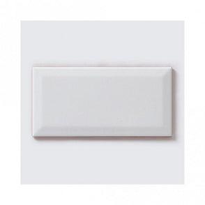 Metro Bevelled Gloss White 10cm x 20cm Wall Tile Full Pallet Deal (3600 Pieces)