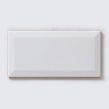 Metro Bevelled Gloss White 10cm x 20cm Wall Tile