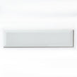 Equipe Metro Bevelled Gloss White 7.5cm x 30cm Wall Tile