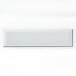Equipe Metro Bevelled Gloss White 7.5cm x 30cm Wall Tile