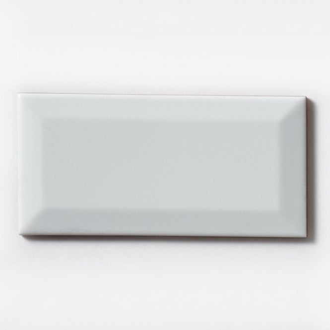 Metro Bevelled Gloss White 7.6cm x 15.2cm Wall Tile