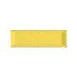 Metro Bevelled Gloss Yellow 10cm x 30cm Wall Tile