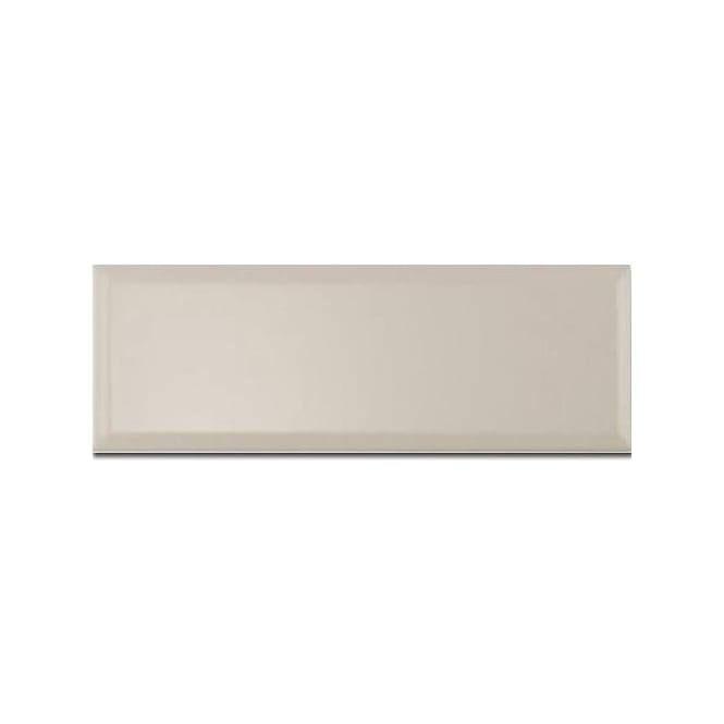 Metro Bevelled Matt Cream 10cm x 30cm Wall Tile