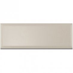 Metro Bevelled Matt Cream 10cm x 30cm Wall Tile