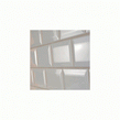 Metro Bevelled Matt White 10cm x 20cm Wall Tile