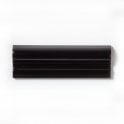 Metro Black 5cm x 15cm Dado Border Tile