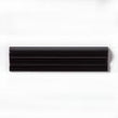 Metro Black 5cm x 20cm Dado Border Tile