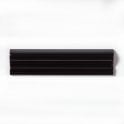 Metro Black 5cm x 20cm Dado Border Tile