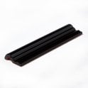 Metro Black 5cm x 20cm Dado Border Tile