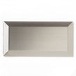 Metro Brick Brushed Steel 10cm x 20cm Wall Tile