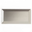 Metro Brick Brushed Steel 10cm x 20cm Wall Tile