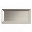 Metro Brick Brushed Steel 10cm x 20cm Wall Tile