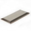 Metro Brick Brushed Steel 10cm x 20cm Wall Tile
