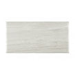 Metro Brick Flat Stone Effect Blanco 7.5cm x 15cm Wall Tile