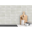 Metro Brick Flat Stone Effect Blanco 7.5cm x 15cm Wall Tile