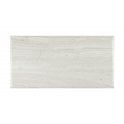 Metro Brick Flat Stone Effect Blanco 7.5cm x 15cm Wall Tile