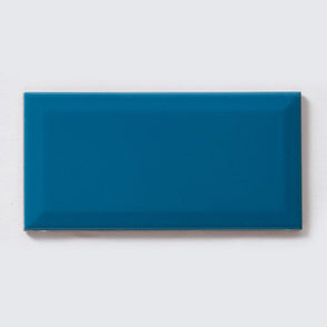 Metro Brick Gloss Aqua 10cm x 20cm Wall Tile