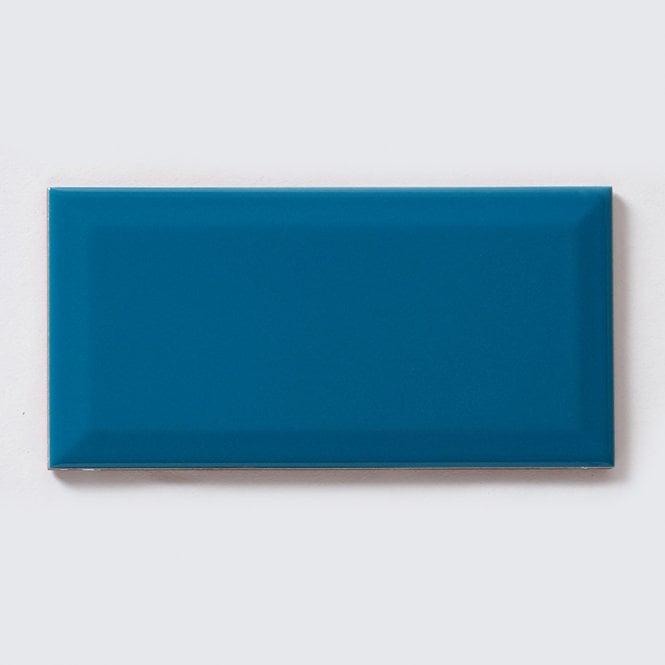 Metro Brick Gloss Aqua 10cm x 20cm Wall Tile