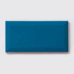 Metro Brick Gloss Aqua 10cm x 20cm Wall Tile