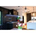 Metro Brick Gloss Black 10cm x 20cm Wall Tile