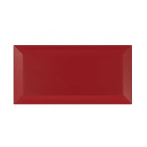 Metro Brick Gloss Blood Red 10cm x 20cm Wall Tile