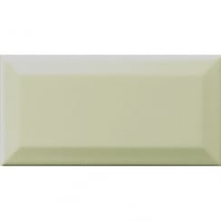 Metro Brick Gloss Celery 10cm x 20cm Wall Tile