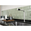 Metro Brick Gloss Celery 10cm x 20cm Wall Tile