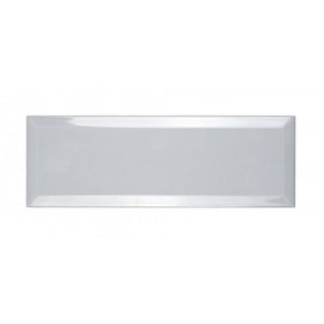 Metro Brick Gloss Cloud Grey 10cm x 30cm Wall Tile