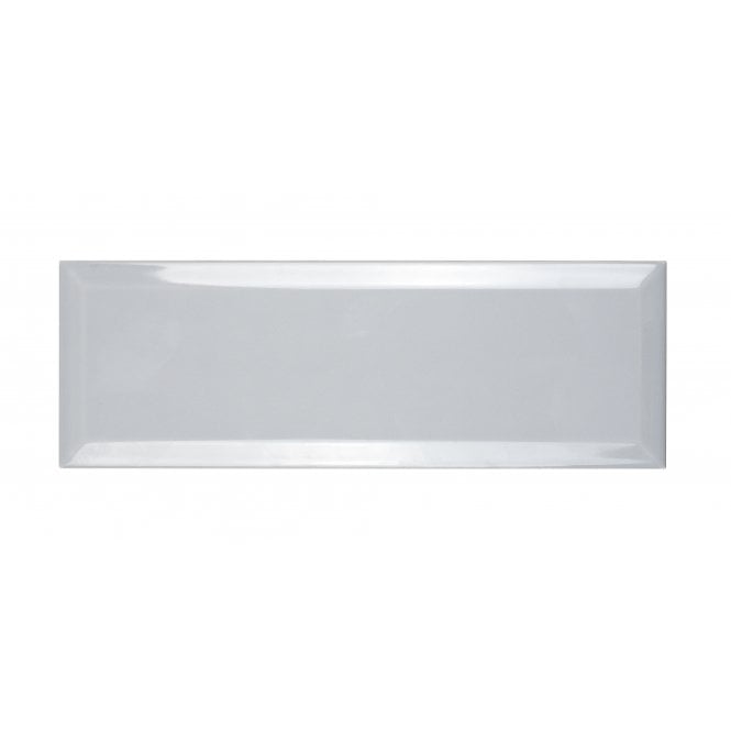 Metro Brick Gloss Cloud Grey 10cm x 30cm Wall Tile