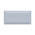 Metro Brick Gloss Cloud Grey 7.5cm x 15cm Wall Tile