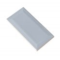 Metro Brick Gloss Cloud Grey 7.5cm x 15cm Wall Tile