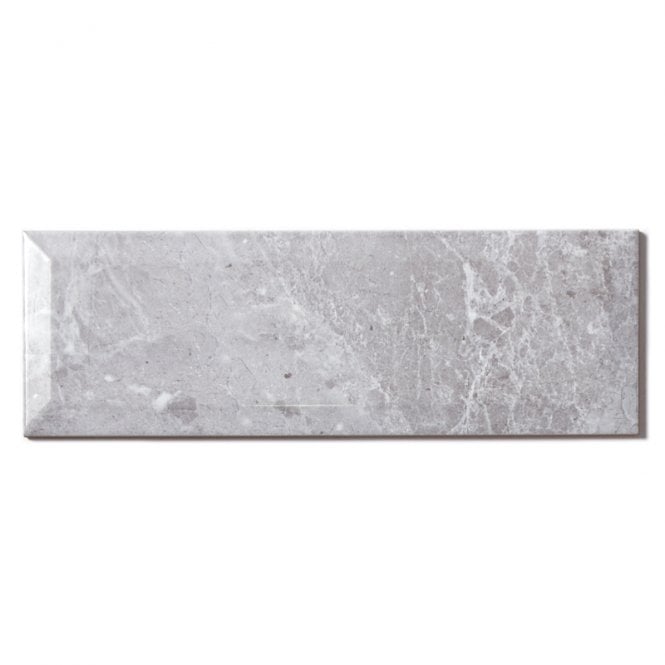 Ribesalbes Ceramica Metro Brick Gloss Forest Gris 10cm x 30cm Wall Tile