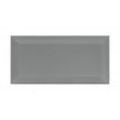 Metro Brick Gloss Grafito 10cm x 20cm Bevelled Wall Tile
